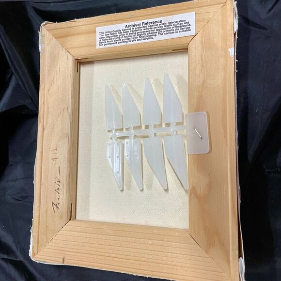 Handpainted Canvas, Spring Walk in Eastern NC 10" x 8" - Picture 2 of 7